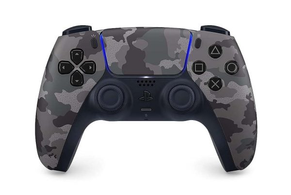 Sony PlayStation 5 DualSense Wireless Controller (Gray Camouflage) + 1 Year Warranty from Sony - Image 2