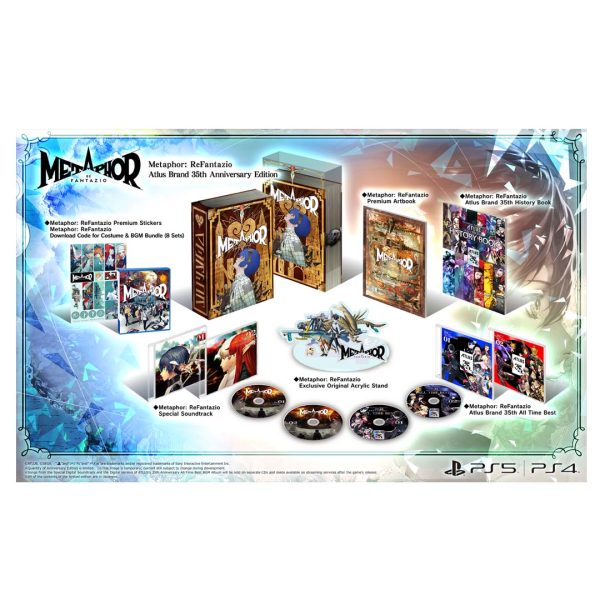 PS5 Metaphor: ReFantazio Atlus Brand 35th Anniversary Edition (R3 English/Chinese)