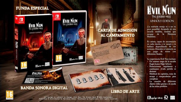 Nintendo Switch Evil Nun The Broken Mask Unholy Edition (EU English) - Image 2