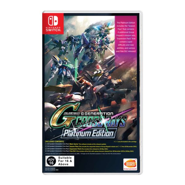 Nintendo Switch SD Gundam G Generation Cross Rays Platinum Edition (English)