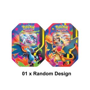 Pokemon TCG Mega Charizard Tin (Mega Charizard X / Mega Charizard Y) - Random Design x 01